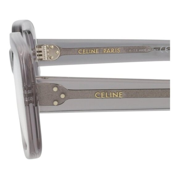 Celine Mens Square/Rectangle Grey Grey Transparent Fashion Designer Eyewear - Picture 4 of 4